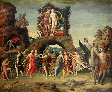 El Parnaso, 1495-1497, Andrea Mantegna