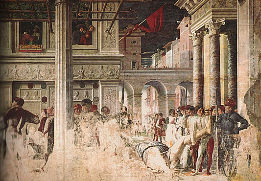 Martyre de saint Christophe, Andrea Mantegna