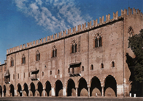 Vue du Palazzo Ducale de Mantoue