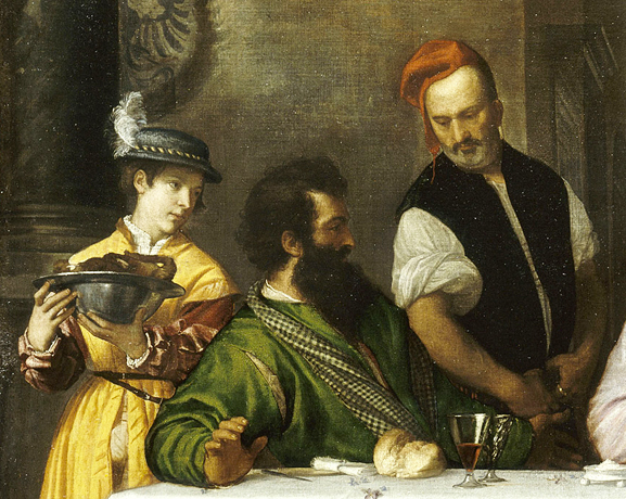 Cena en Emaús,Tiziano