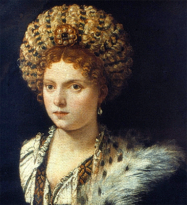 Isabelle d'Este, 1536, Titien