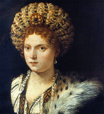 Isabella d'Este, 1536, Tiziano