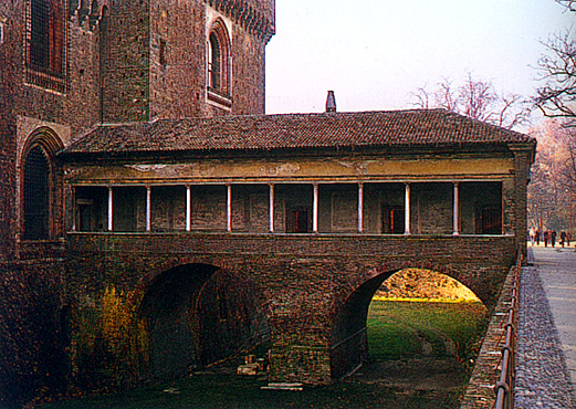 Loggia de la Ponticella, Milan, Château des Sforza