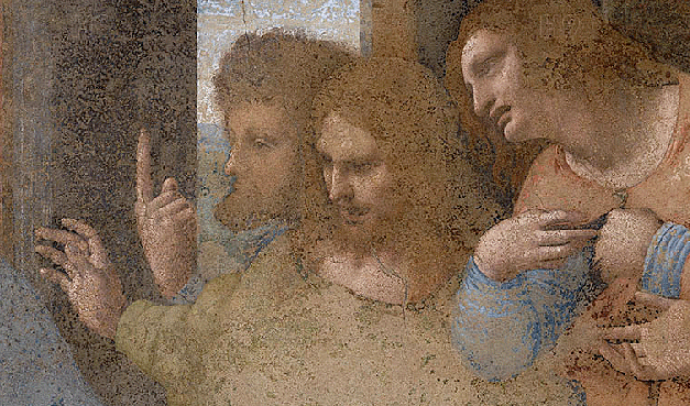 La Cène, apôtres, Léonard de Vinci 