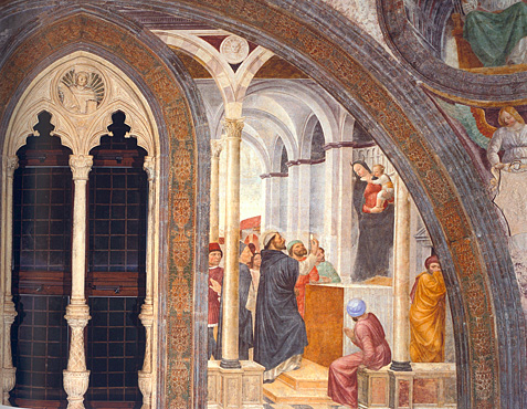 Le Miracle de la fausse Madone, Vincenzo Foppa, chapelle Portinari