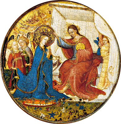 Coronación de la Virgen, hacia 1410