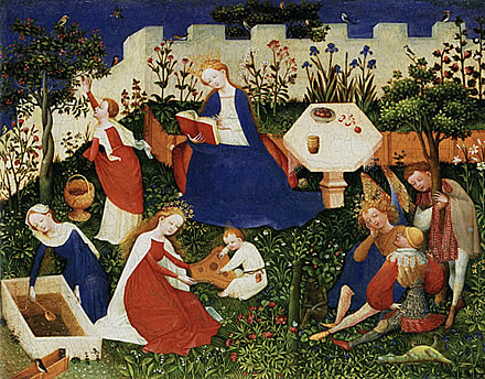 El jardín del Paraíso, hacia 1410, Maestro del Jardín del Paraíso