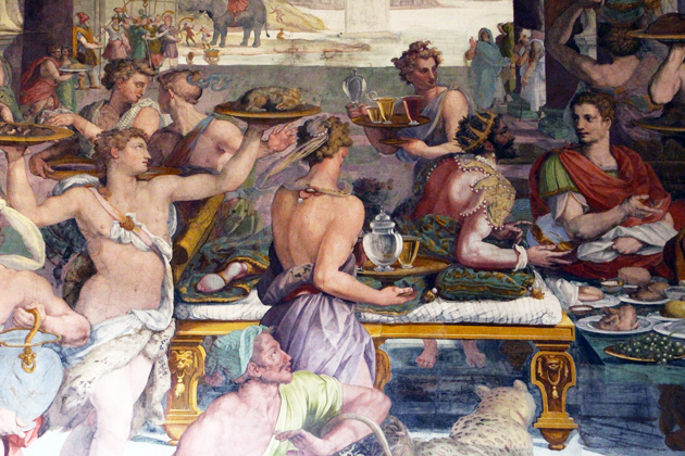 Le roi Syphax de Numidie reçoit Scipion l’Africain, 1578-1582, Alessandro Allori, Poggio a Caiano