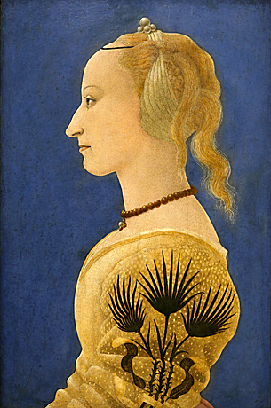 Retrato de mujer, hacia 1460, Alesso Baldovinetti