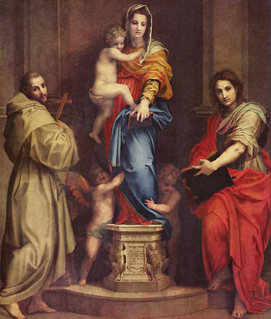 Madonna de las Harpías, 1517, Andrea del Sarto