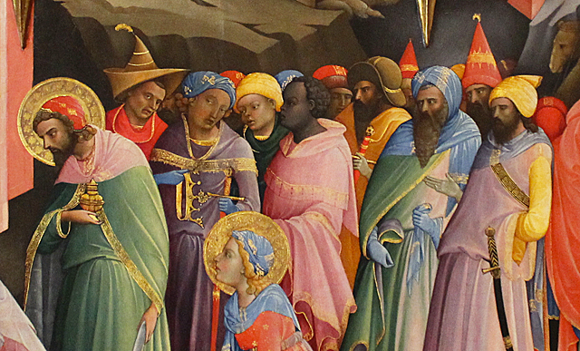 L'Adoration des Mages,1420-1422, Lorenzo Monaco 