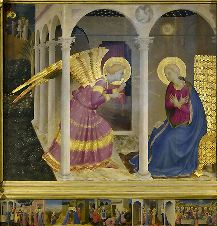 L'Annonciation, vers 1432-1433, Fra Angelico