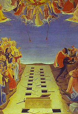 Le Jugement Dernier, Fra Angelico, détail