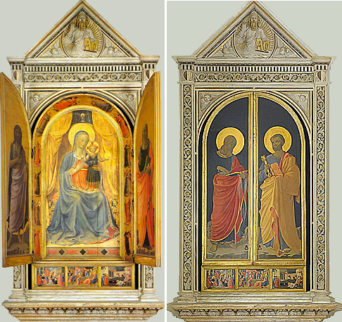 Tabernáculo de los Linaioli, 1443-1445, Fra Angelico