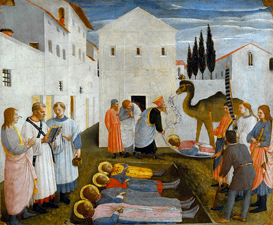 L'enterrement de saint Cosme et saint Damien, Fra Angelico