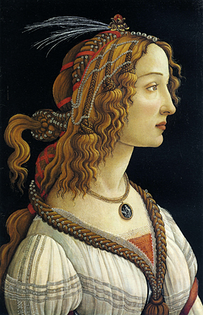 Portrait de jeune femme, Sandro Botticelli 