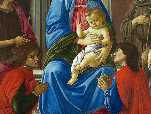 Retable de saint Ambroise, vers 1470, Sandro Botticelli 
