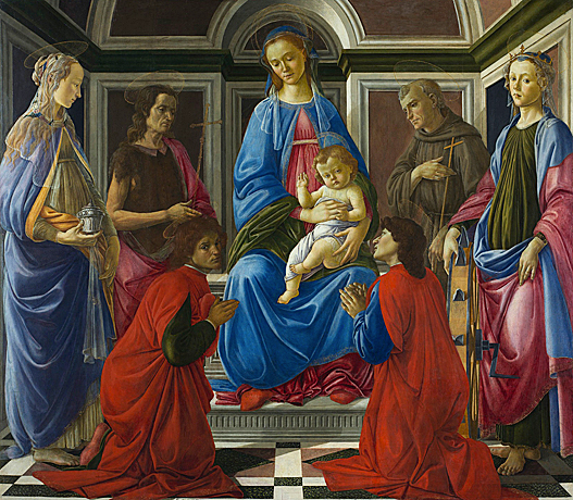 Retable de saint Ambroise, Sandro Botticelli