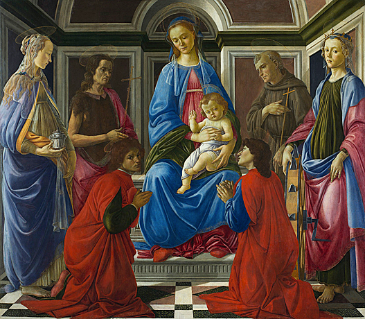 Retablo de San Ambrosio, Botticelli