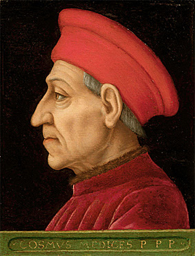 Portrait de Cosme l’Ancien, atelier de Bronzino