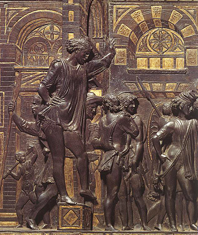 Miracle du nouveau-né, 1447-1450, Donatello, Padoue, Basilique Saint-Antoine