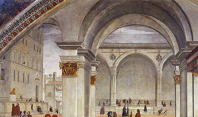 La Loggia dei Lanzi, 1483-85, Domenico Ghirlandaio