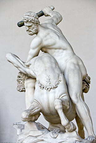 Hércules y el centauro Neso, 1599, Giambologna