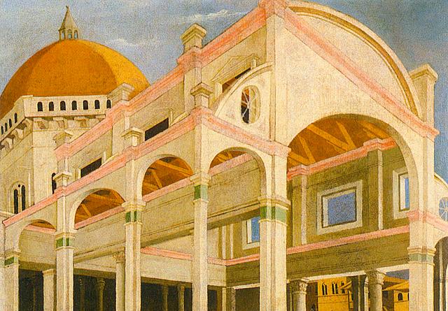 El exorcismo de un poseído, basado en una obra de Masaccio