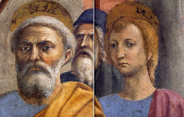 L'Ombre de saint Pierre guérissant, Masaccio