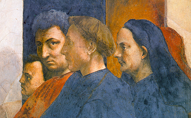 La Résurrection du fils de Théophile, 1427-1428, Masaccio