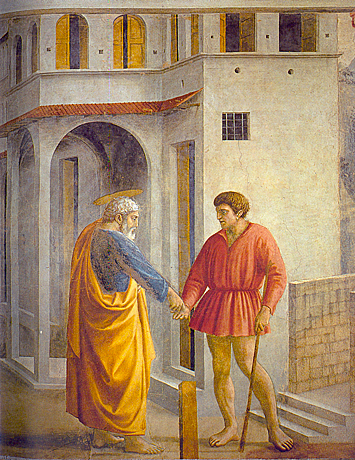 Le Paiement du tribut, Masaccio