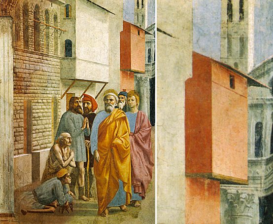 Saint Pierre guérissant, Masaccio