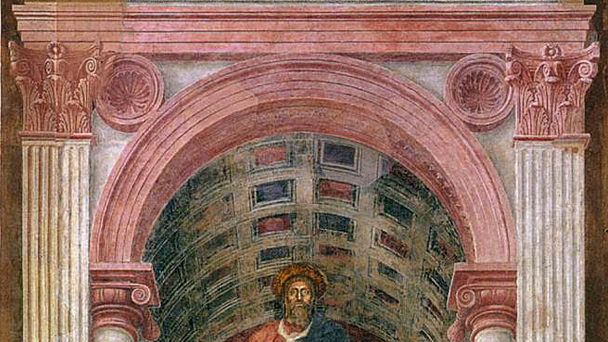 La Trinité, détail, vers 1427-1428, Masaccio