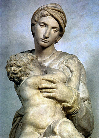 Madonna con el Niño, Miguel Ángel 