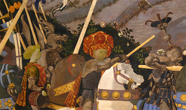 Paolo Uccello, La Bataille de San Romano, Niccolò da Tolentino