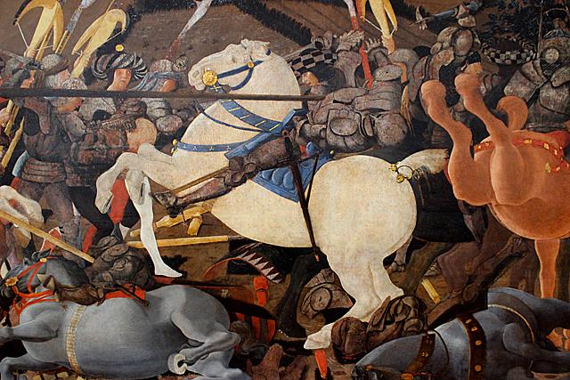 Batalla de San Romano, Bernardino della Ciarda, Paolo Uccello
