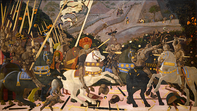 Batalla de San Romano: Niccolò da Tolentino, Paolo Uccello