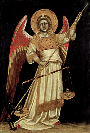 Arcángel pesando las almas, 1354, Guariento di Arpo
