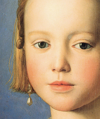 Retrato de Bia de Médicis, 1540-1550, Bronzino