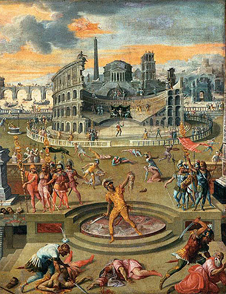 Les Massacres du triumvirat, 1566, Antoine Caron, Paris, musée du Louvre