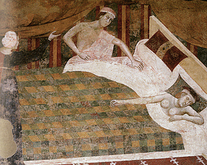 Fresco de la cámara del Podestà, Memmo di Filipuccio