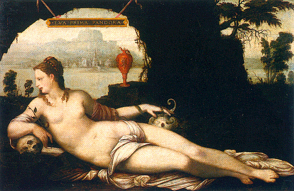 Eva Prima Pandora, c. 1538, Jean Cousin, Paris, musée du Louvre