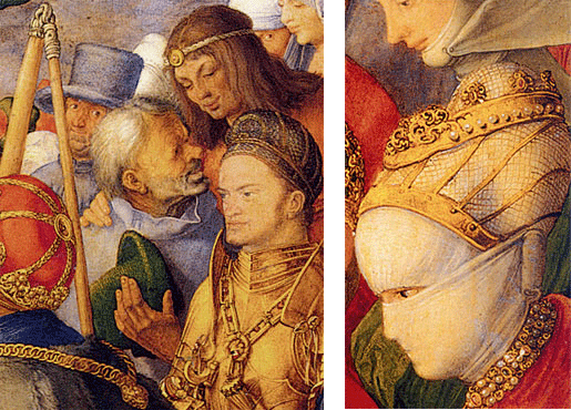 Retable Landauer, 1511, Albrecht Dürer, détails
