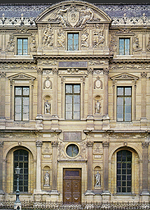 Cour Carrée del Louvre, a partir de 1546, Pierre Lescot