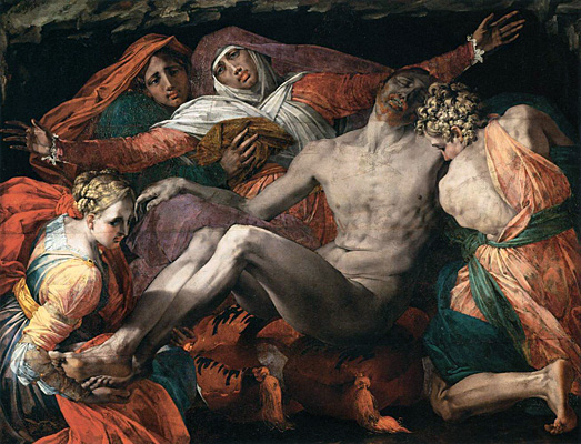 Pietà, entre 1530 et 1540, Rosso Fiorentino, Paris, musée du Louvre