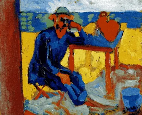 Retrato de Matisse, 1905, André Derain
