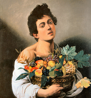 Chico con canasta de frutas, Caravaggio