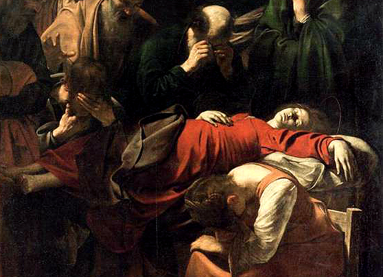 Muerte de la Virgen, 1605-1606, Caravaggio