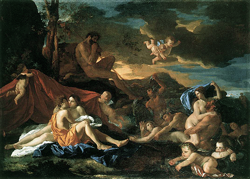 Acis y Galatea, hacia 1627, Nicolas Poussin