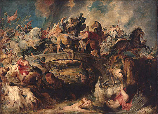 Le Combat des Amazones, Rubens